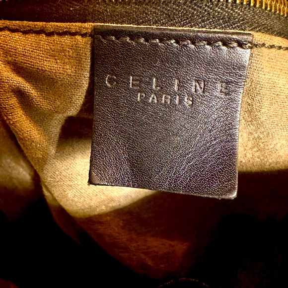 Celine SAC SEAU Leather Handbag-Vtge-Good Preowned Condition-w/Original Dust Bag - Picture 6 of 15